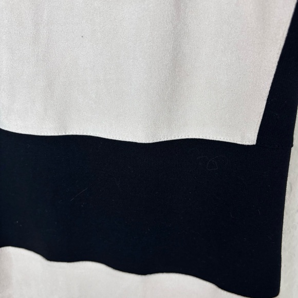 FINAL SALE-Sanctuary Clothing--sueded look -black & cream color-block body con… - Picture 6 of 10